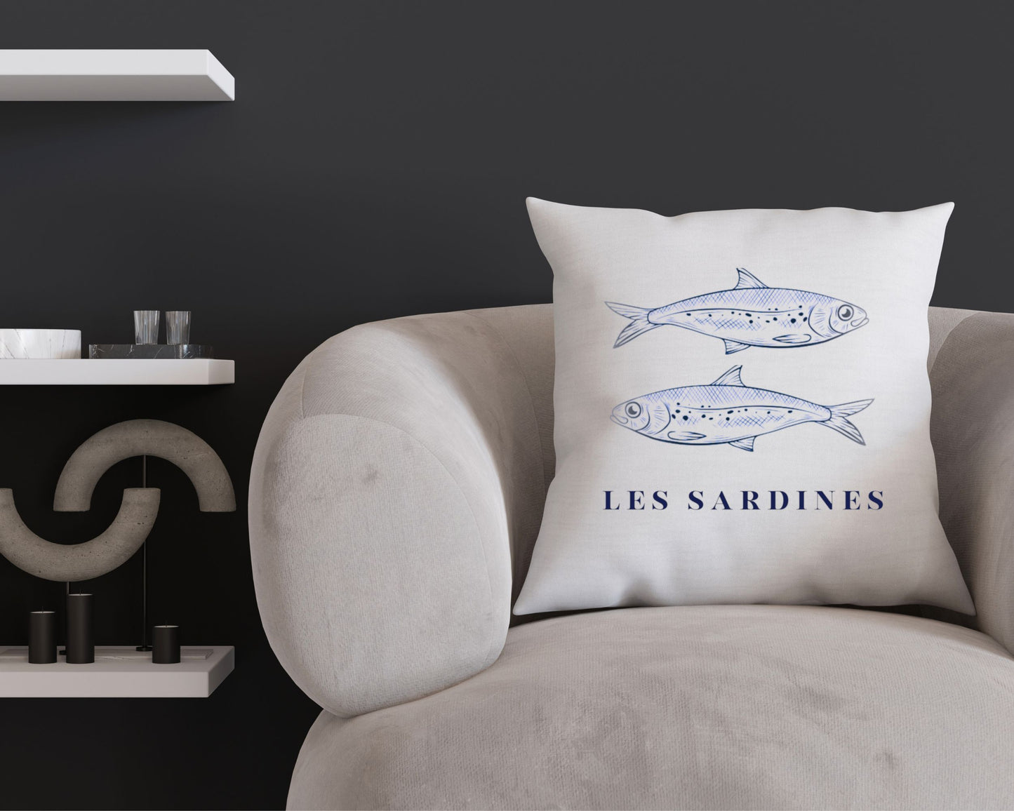 Les Sardines Cushion