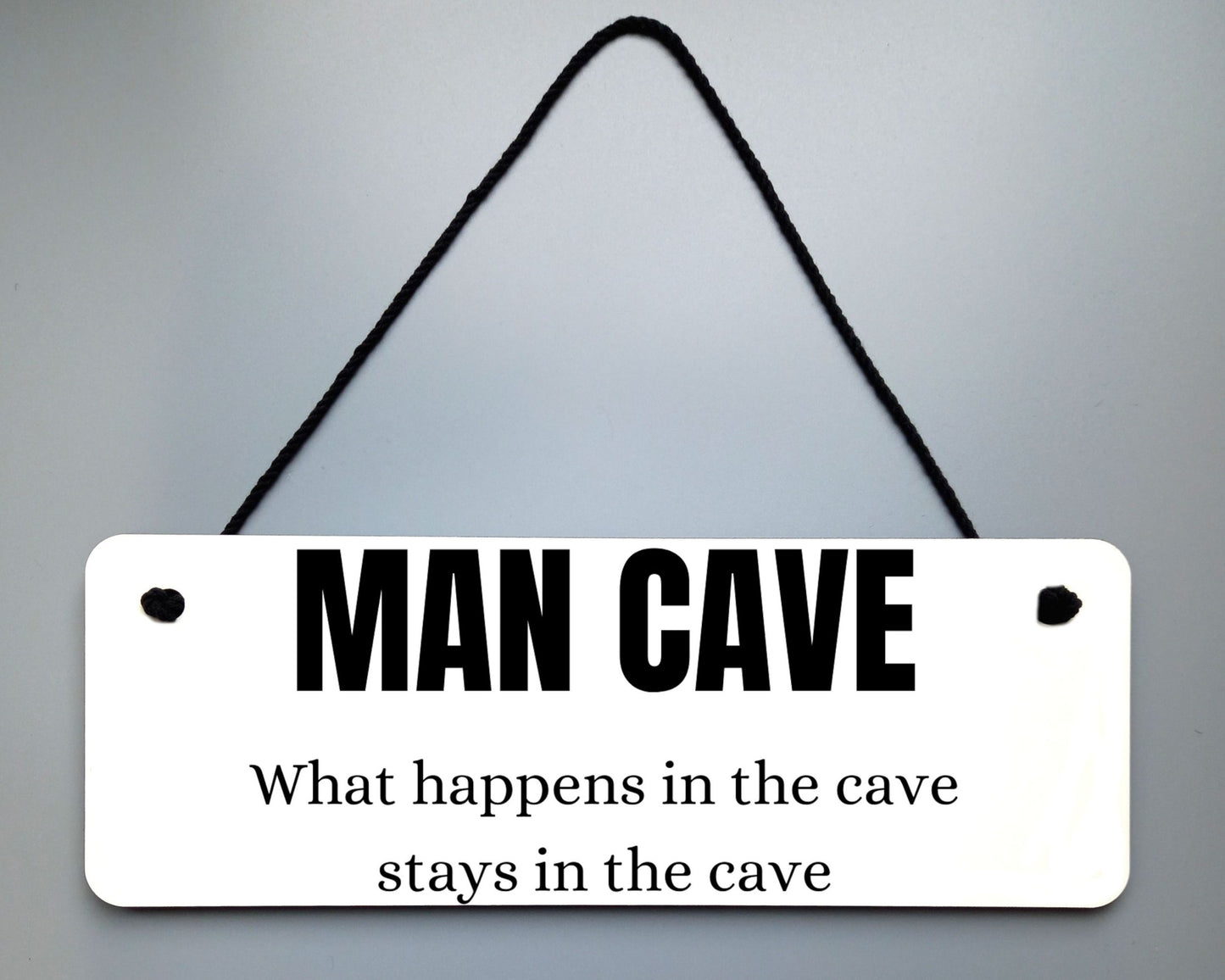 Man Cave Novelty Hanging Wall Sign