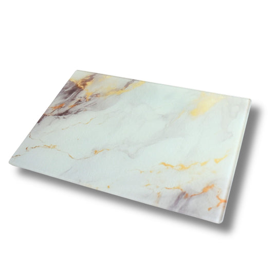 Marble Effect Glass Chopping Board