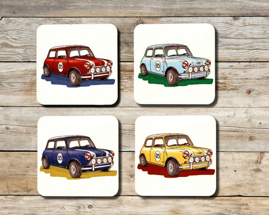MINI Car Coaster Set