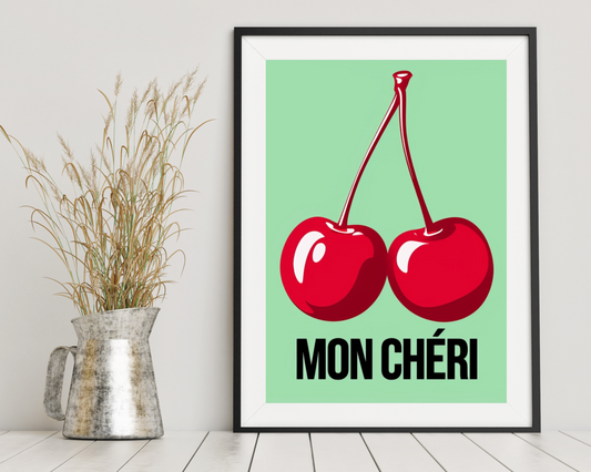 'Mon Cheri' - Art Print - Unframed.