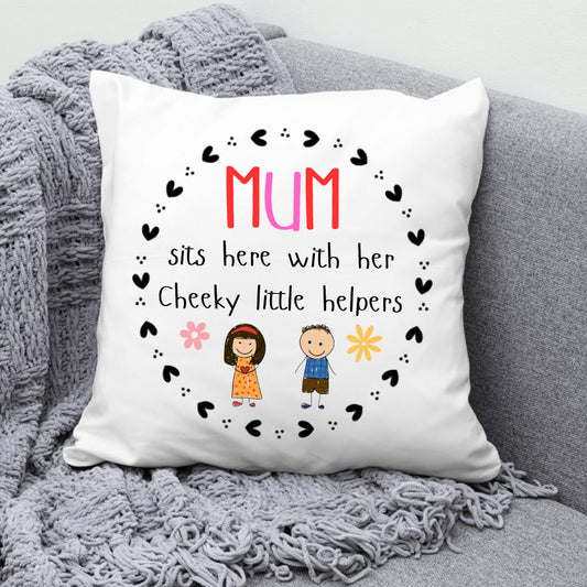 Mum's Little Helpers Cushion
