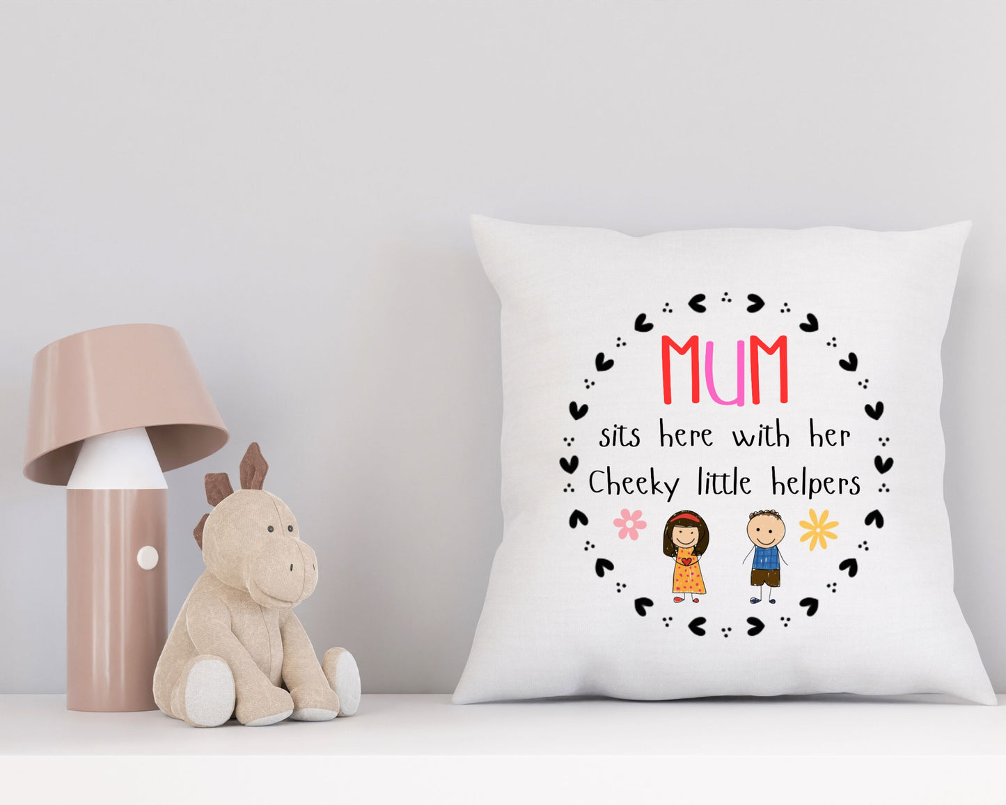 Mum's Little Helpers Cushion