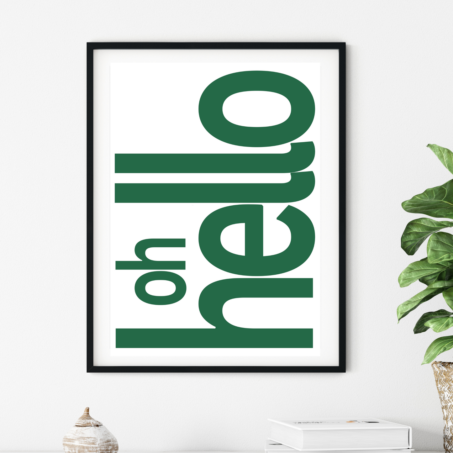 'Oh Hello!' - Art Print - Unframed.