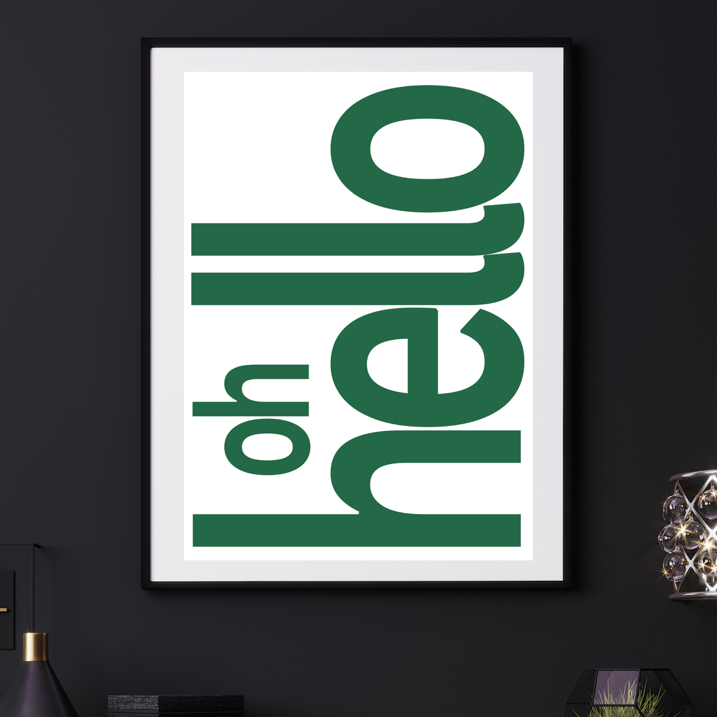 'Oh Hello!' - Art Print - Unframed.