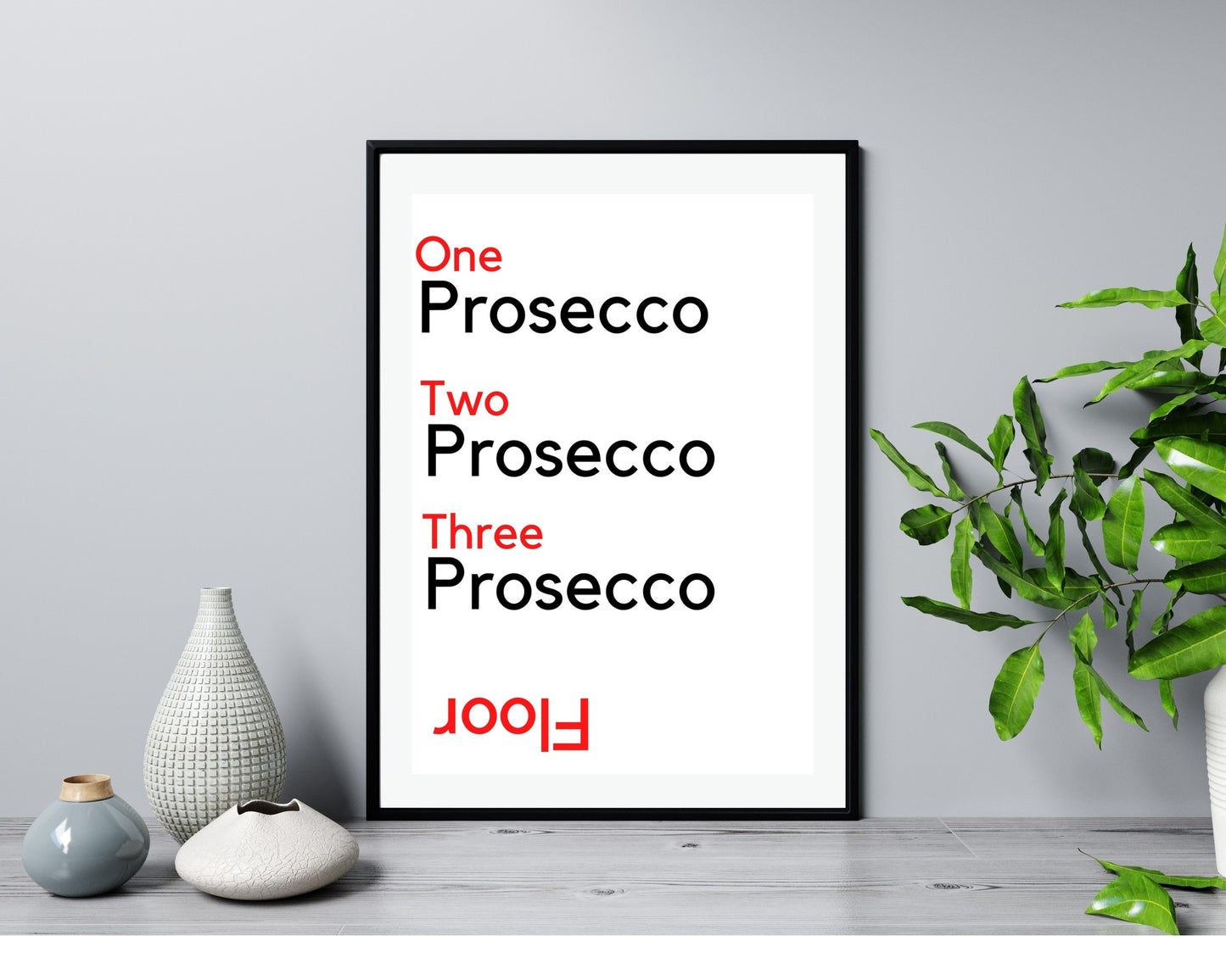 'Prosecco'  - Art Print - Unframed.