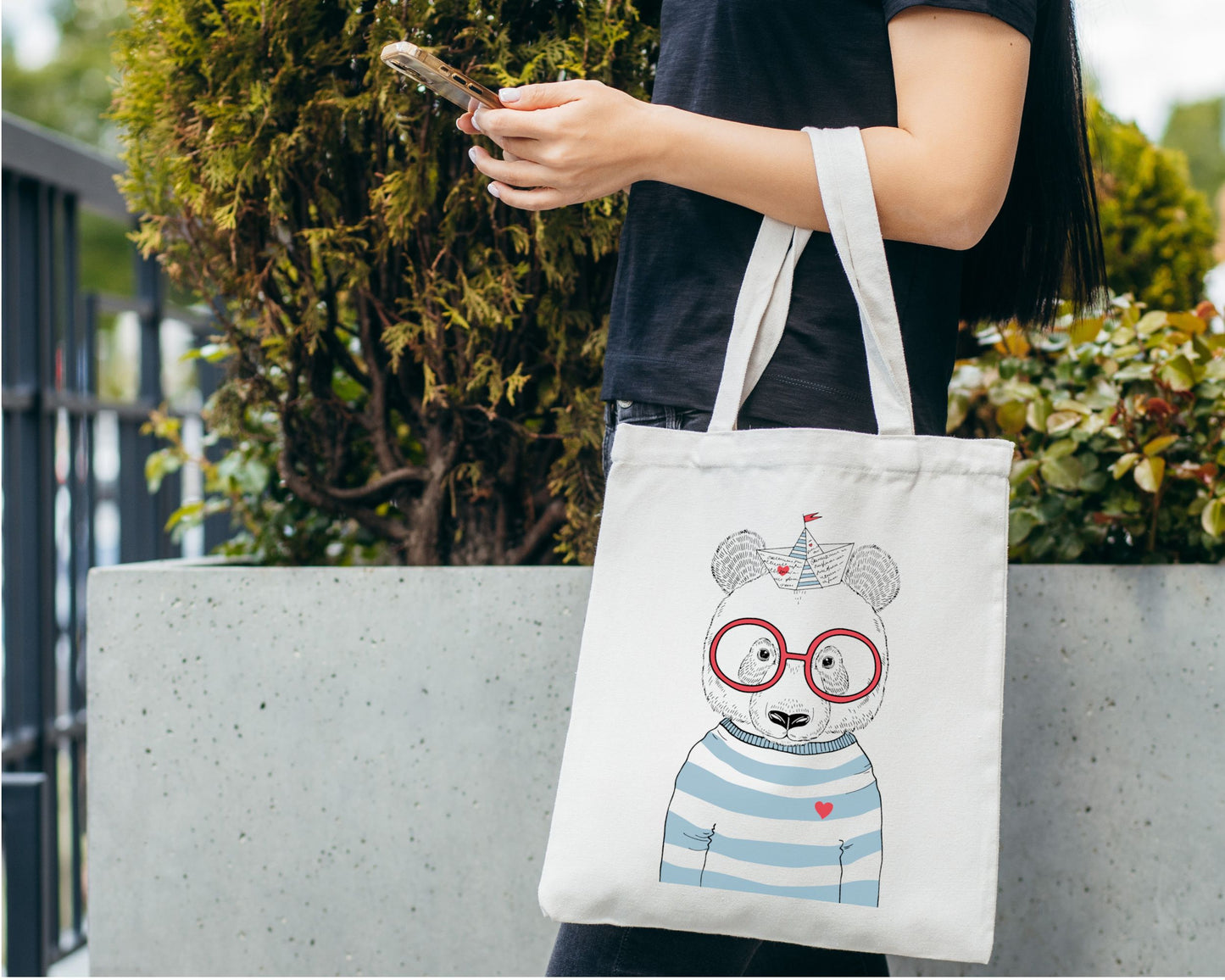 Panda Tote Bag