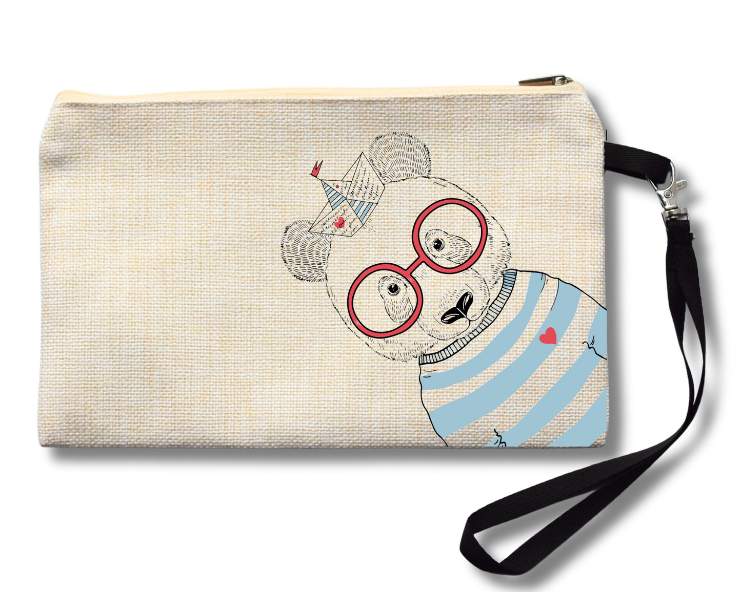 PANDA Animal Print Cosmetic Bag