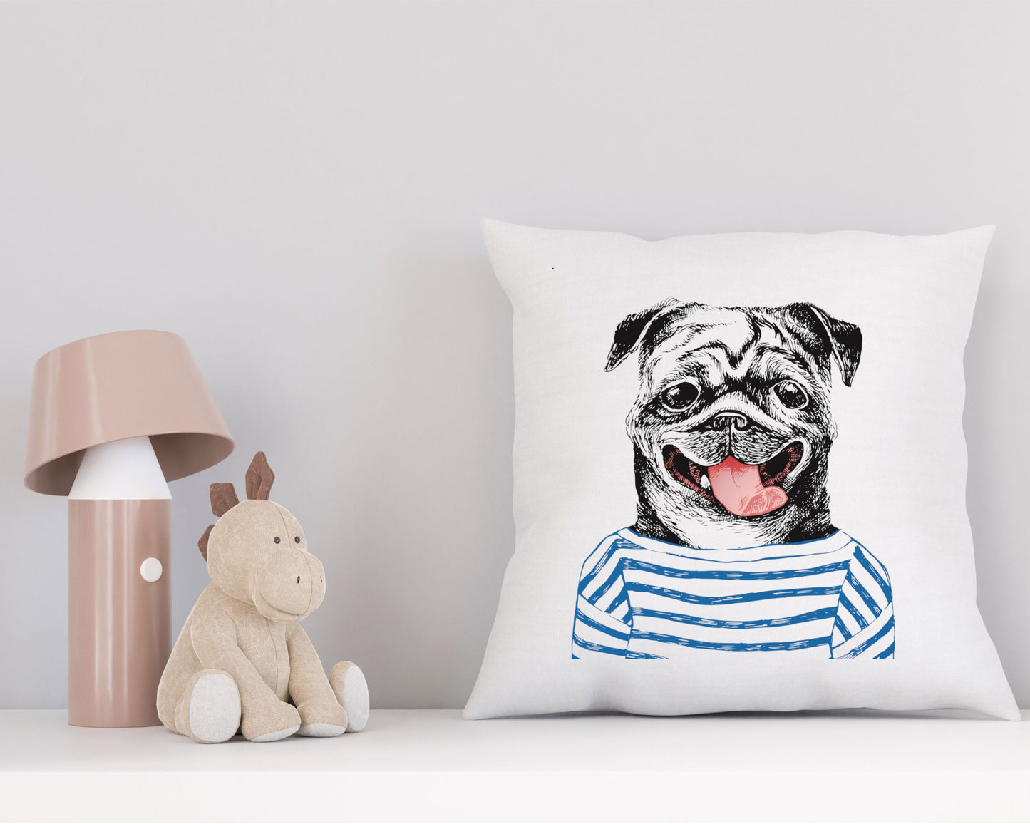 Pug Cushion