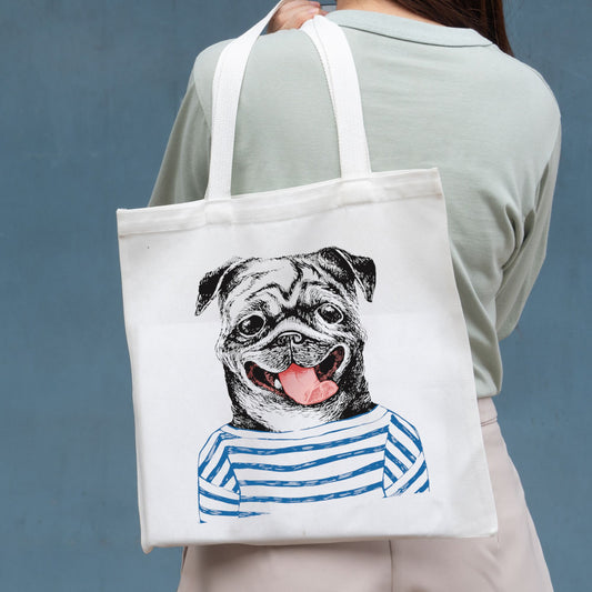 Pug Tote Bag
