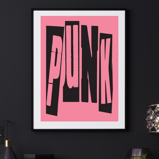 'Punk' - Art Print - Unframed.