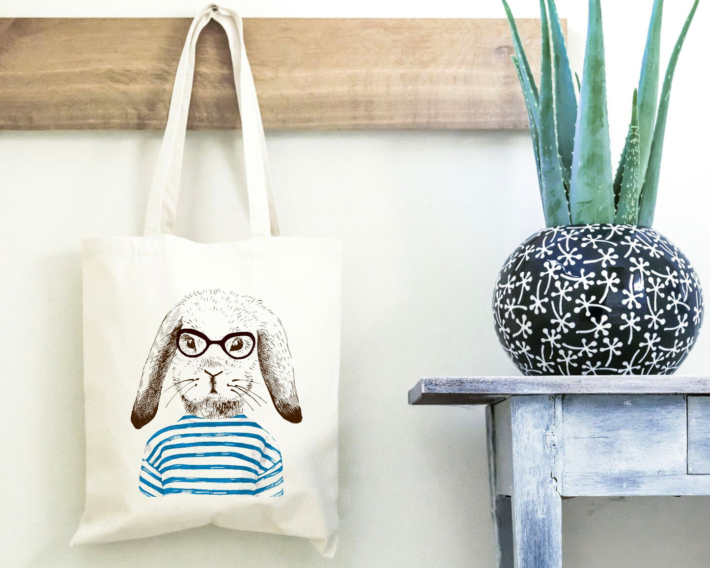 Rabbit Tote Bag