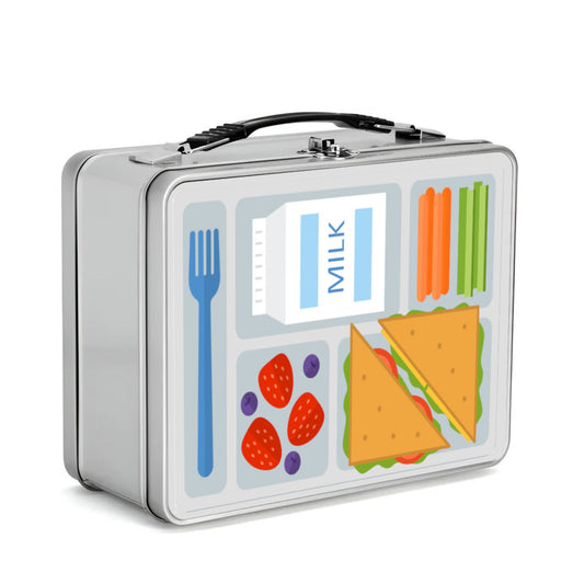Retro School Dinners Lunch Box