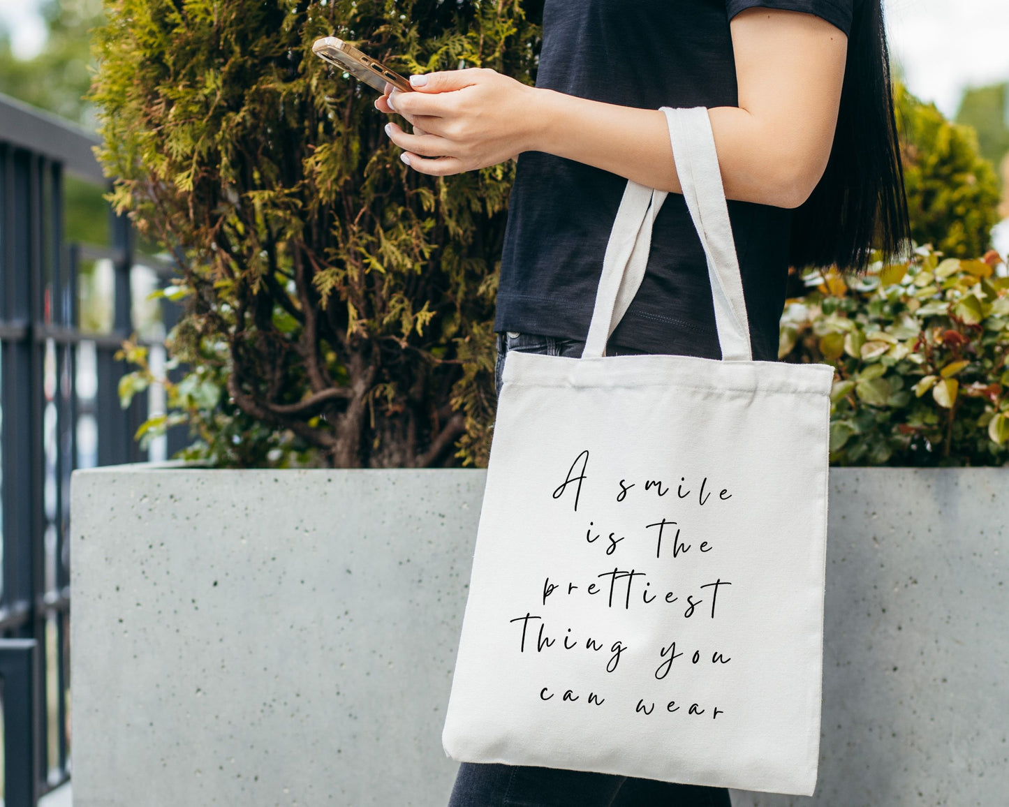 Smile Tote Bag