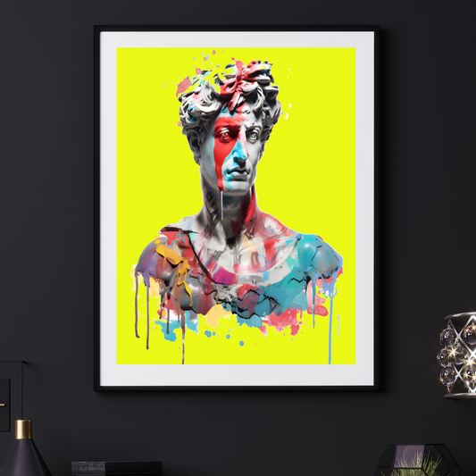 'Statue' - Art Print - Unframed.