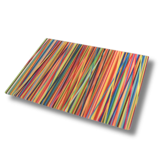 Straws Glass Chopping Board