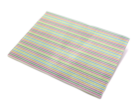 Striped Glass Chopping Board