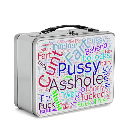 Rude Words Adult Lunch Box
