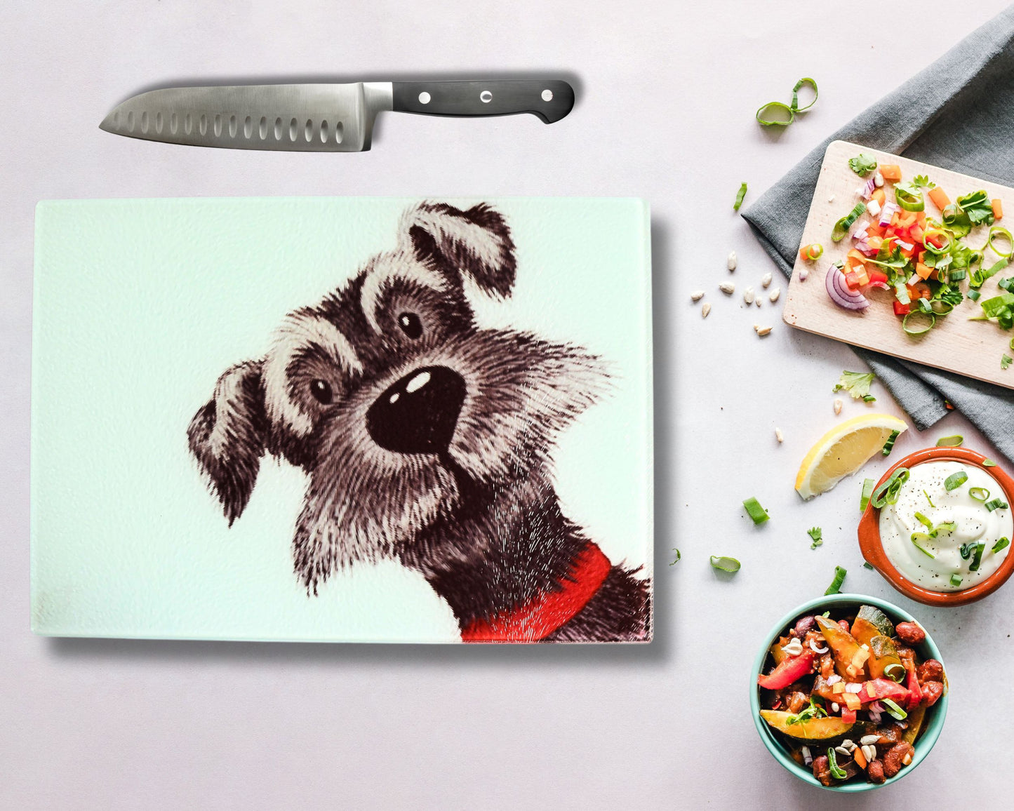 Terrier Glass Chopping Board