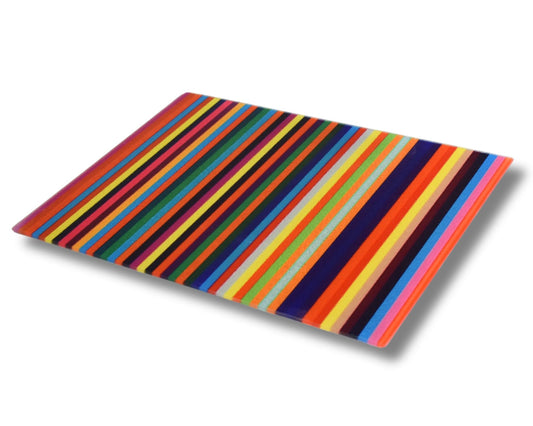 Stripes Glass Chopping Board