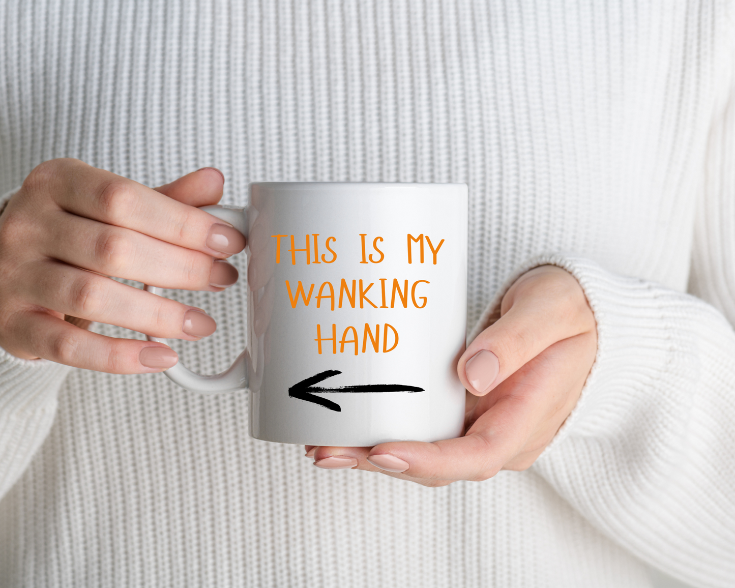 Wanking Hand Mug