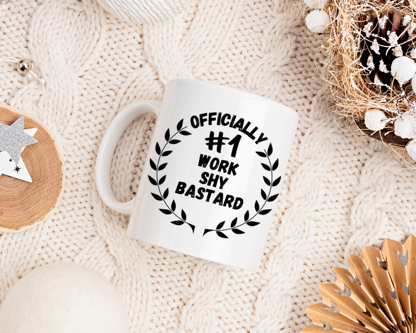 Work Shy Bastard Mug